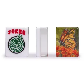 American Mahjong Set of 166 Tiles - "Papillon"