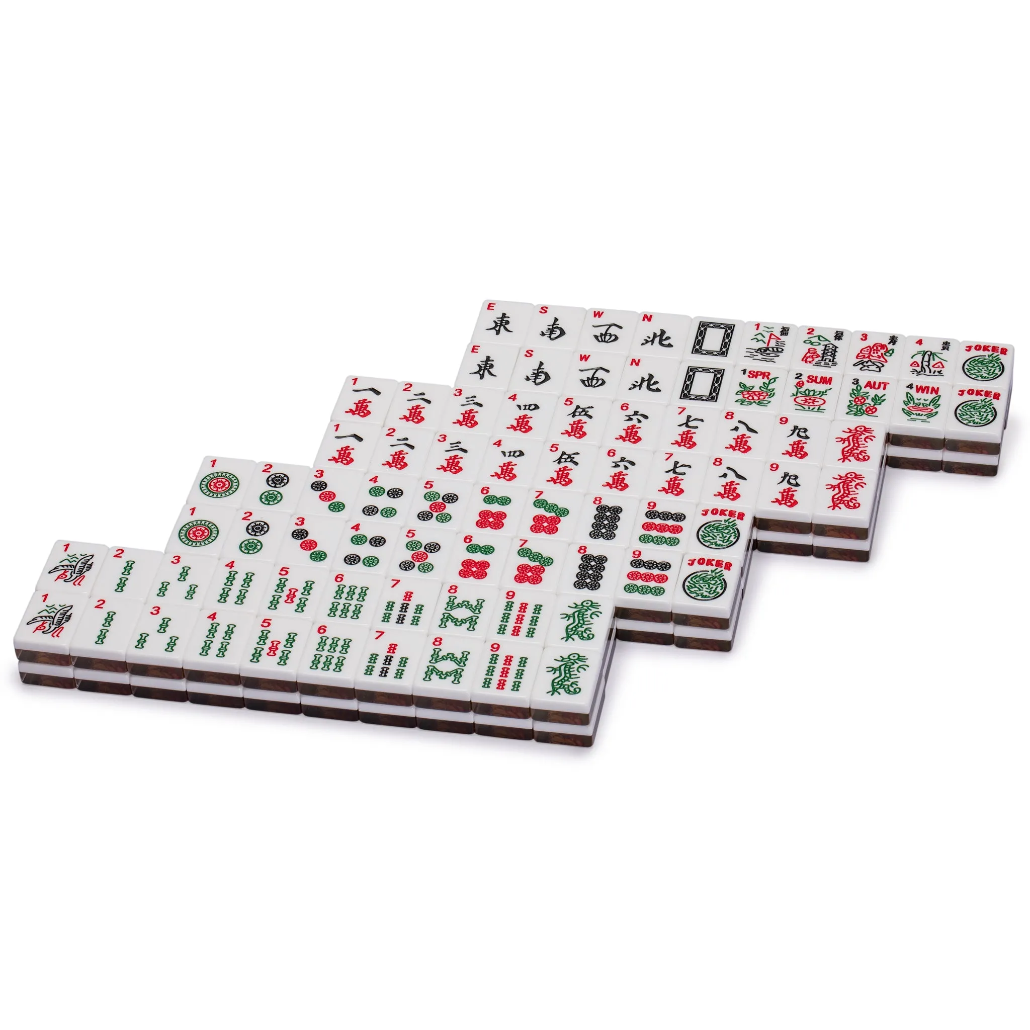 American Mahjong Set of 166 Tiles - "Papillon"