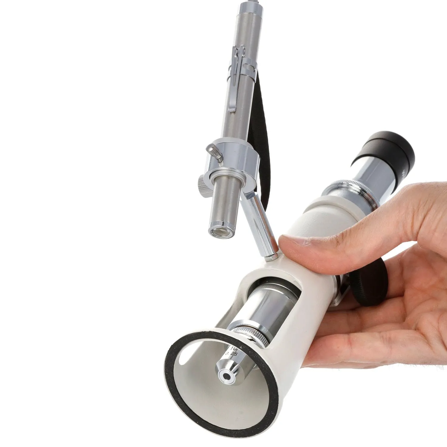 AmScope H100 Series Monocular Stereo Microscope 100X Magnification with Pen Light