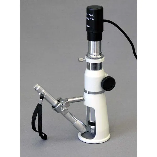 AmScope H250 Series Measuring Monocular Stereo Microscope 20X & 50X Magnification with Pen Light