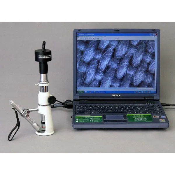 AmScope H2510 Series Measuring Shop Monocular Stereo Microscope 20X-50X-100X Magnification with 1.3MP Digital Camera
