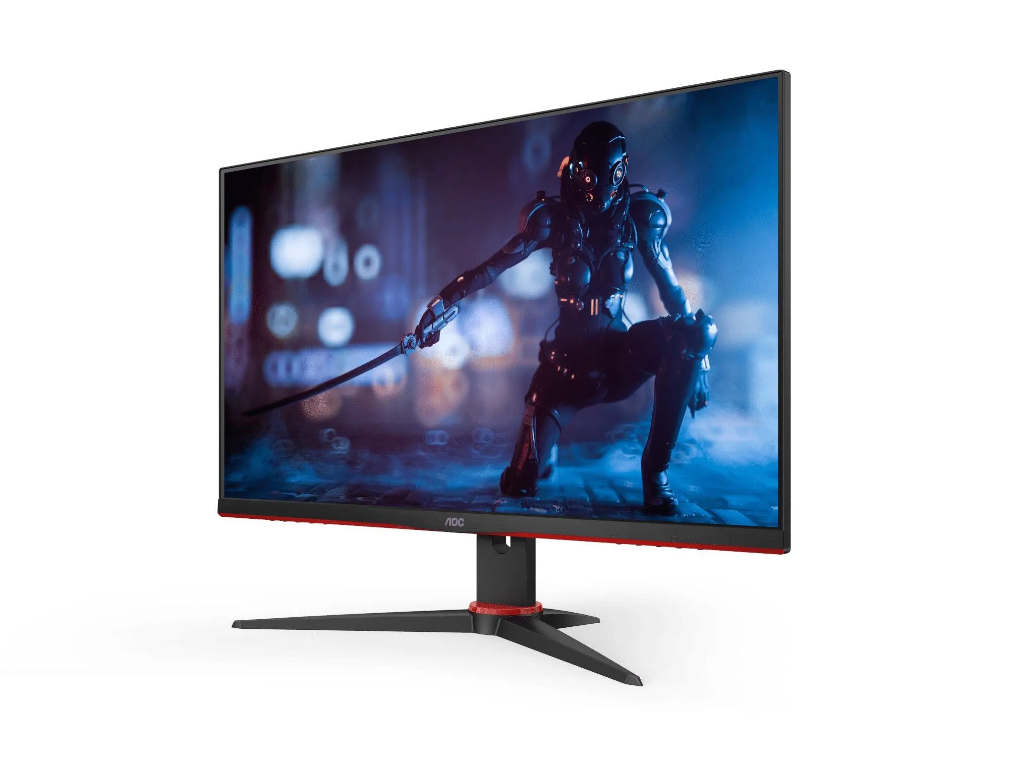 AOC computer monitor (27") Full HD Black, Red
