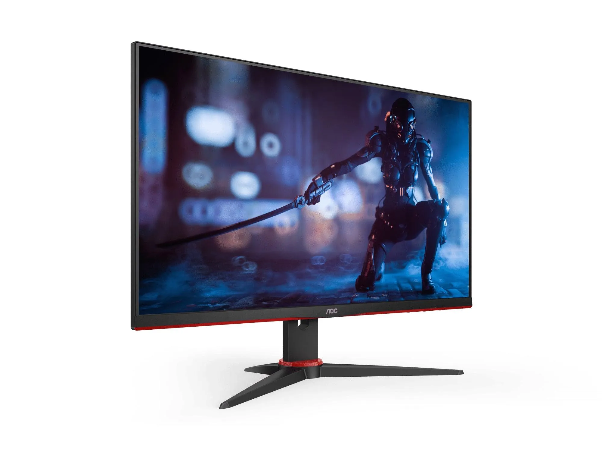 AOC computer monitor (27") Full HD Black, Red