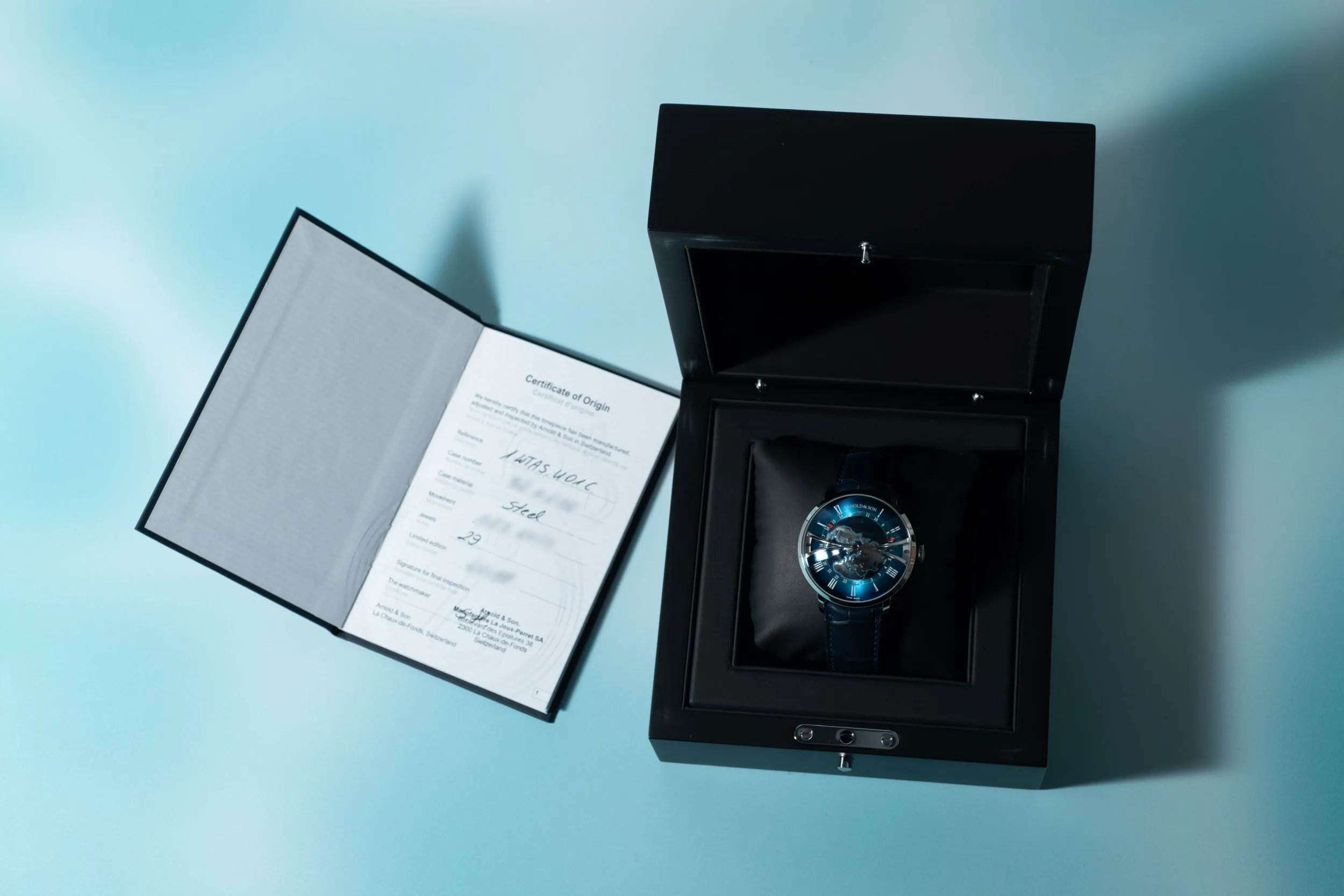 Arnold & Son Globetrotter Steel