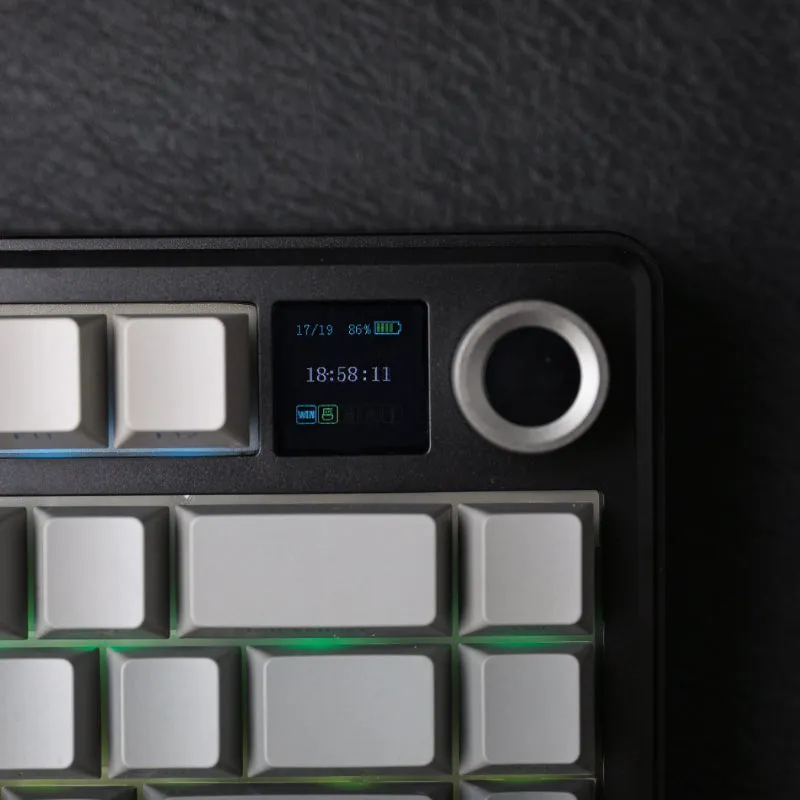 AULA F75 Max Tri-mode Mechanical Keyboard with TFT Screen