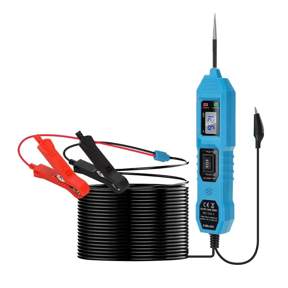 Automotive Power Circuit Probe Tester 3.5V-36V Car Electrical System Diagnostic Tool Component with LCD Digital Display