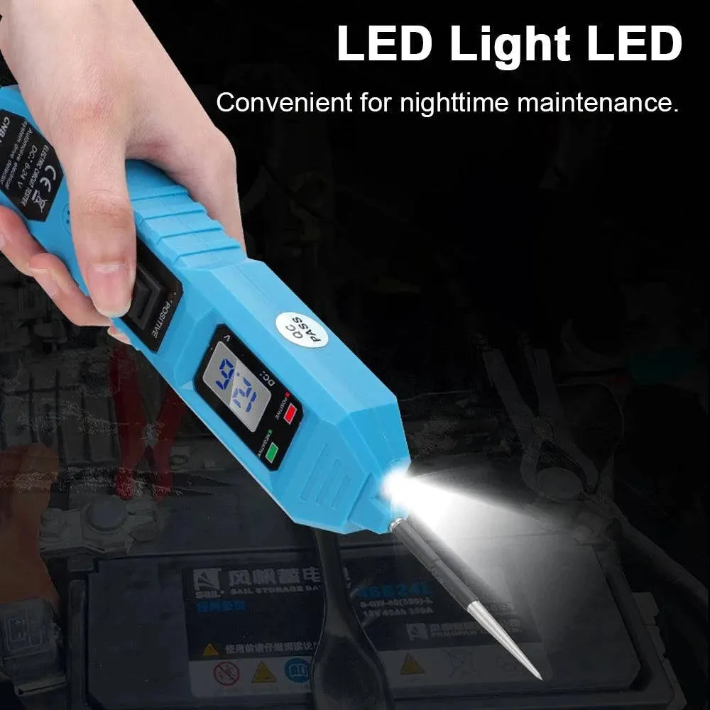 Automotive Power Circuit Probe Tester 3.5V-36V Car Electrical System Diagnostic Tool Component with LCD Digital Display