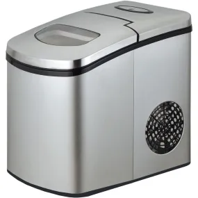 Avanti Countertop Icemaker, Stainless Steel