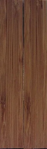 Bamboo Carmel (2 pc) Knife Scaless 3/16" x 3/4" x 5" - 7080