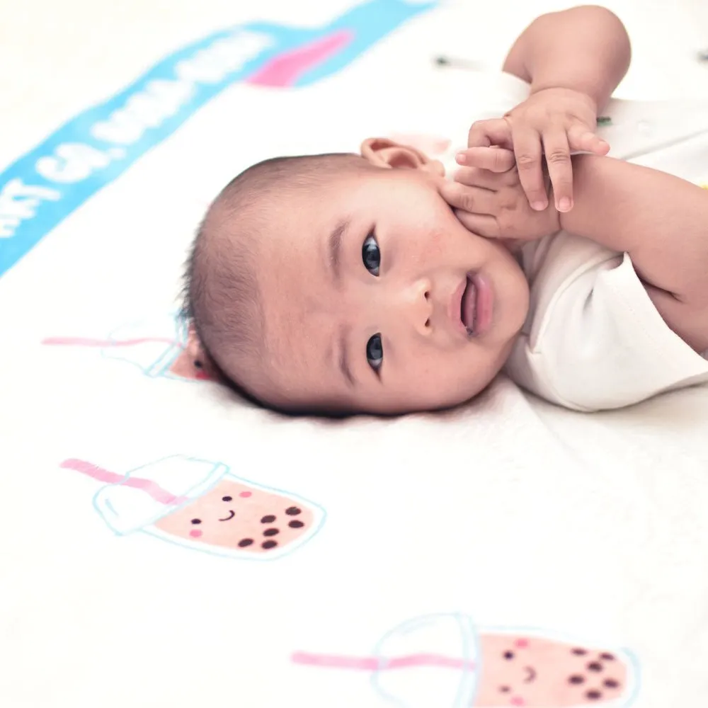 Boba Fleece Milestone Blanket by The Wee Been