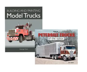 Building Model Trucks & Peterbilt Trucks Of The 1960S Photo History two book set
