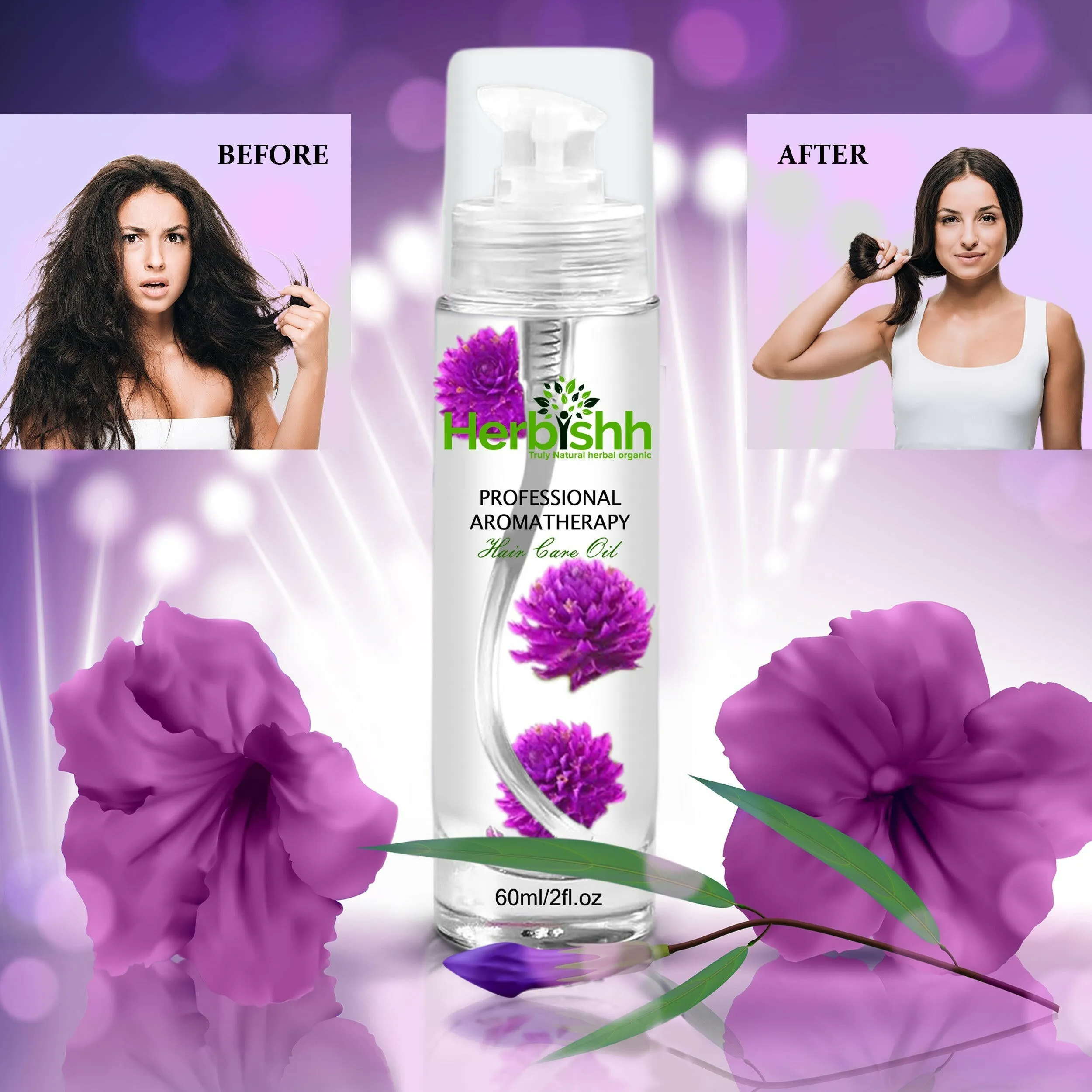 Buy 2 Ice Spa Hair Shampoo & Conditioner Set Get 1 Flower oil free - Herbishh
