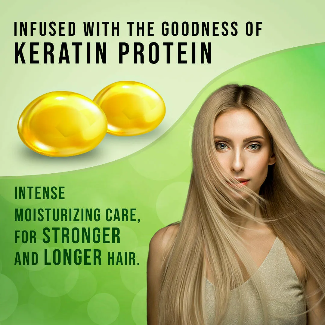 Buy 2 pcs Keratin Shampoo & Conditioner set get Instant Hair Straightener Cream free