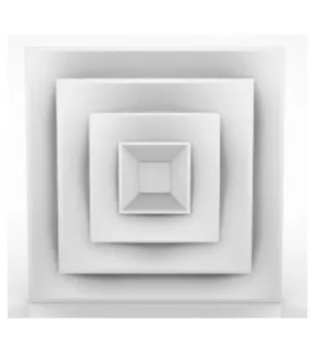 Ceiling Modular Lay-In Diffuser 12X12 with 3 Plates and Insulation - DP3