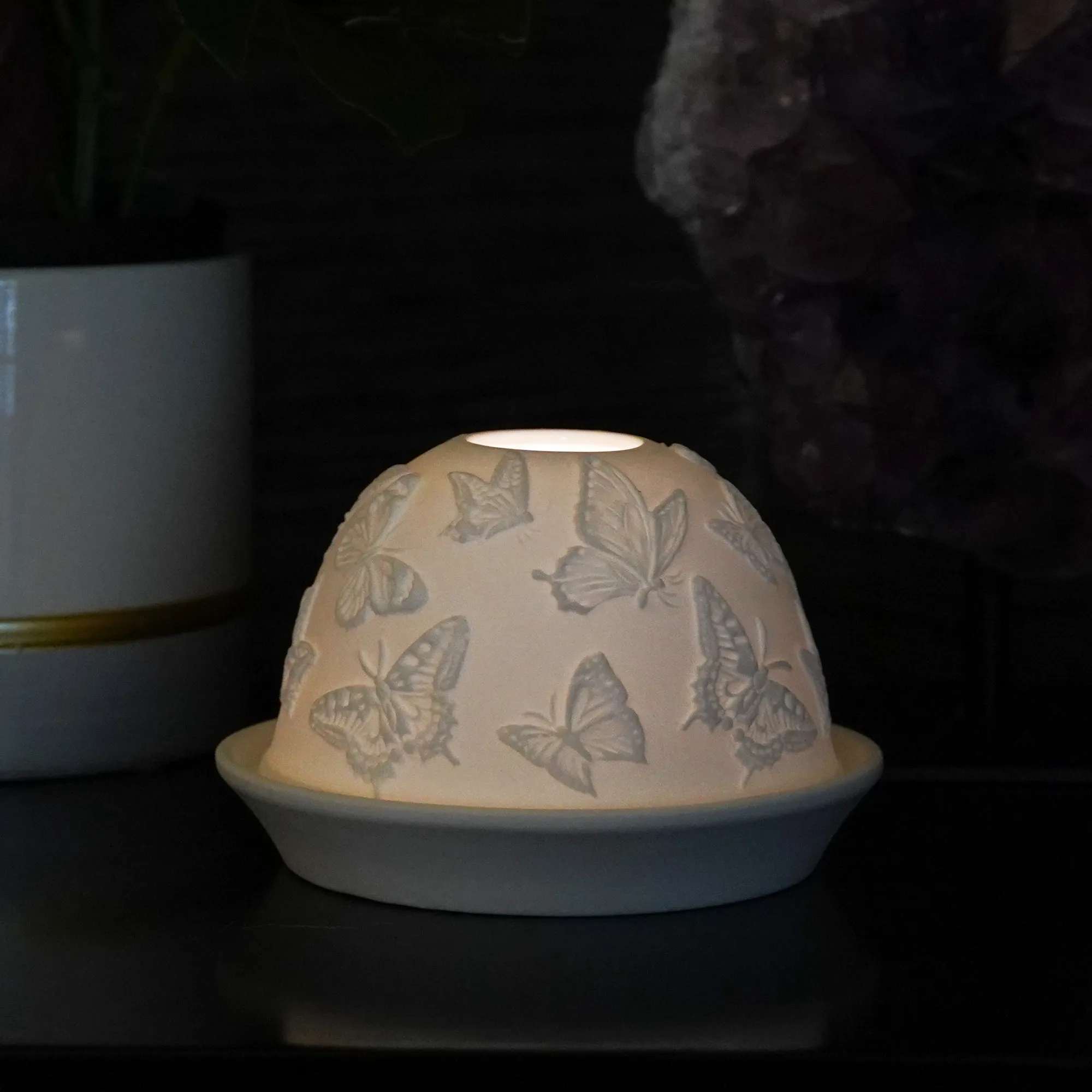 Cello Tealight Dome - Butterflies