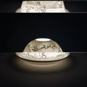 Cello Tealight Dome - Snowman