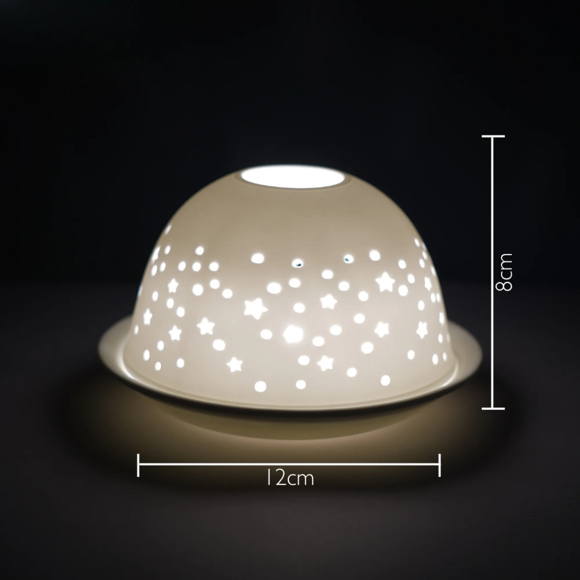 Cello Tealight Dome - Starry