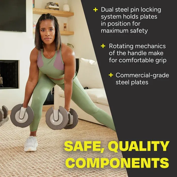 Centr Smart Stack 50 Adjustable Dumbbell (Single - 5-50 lb Dumbbell)