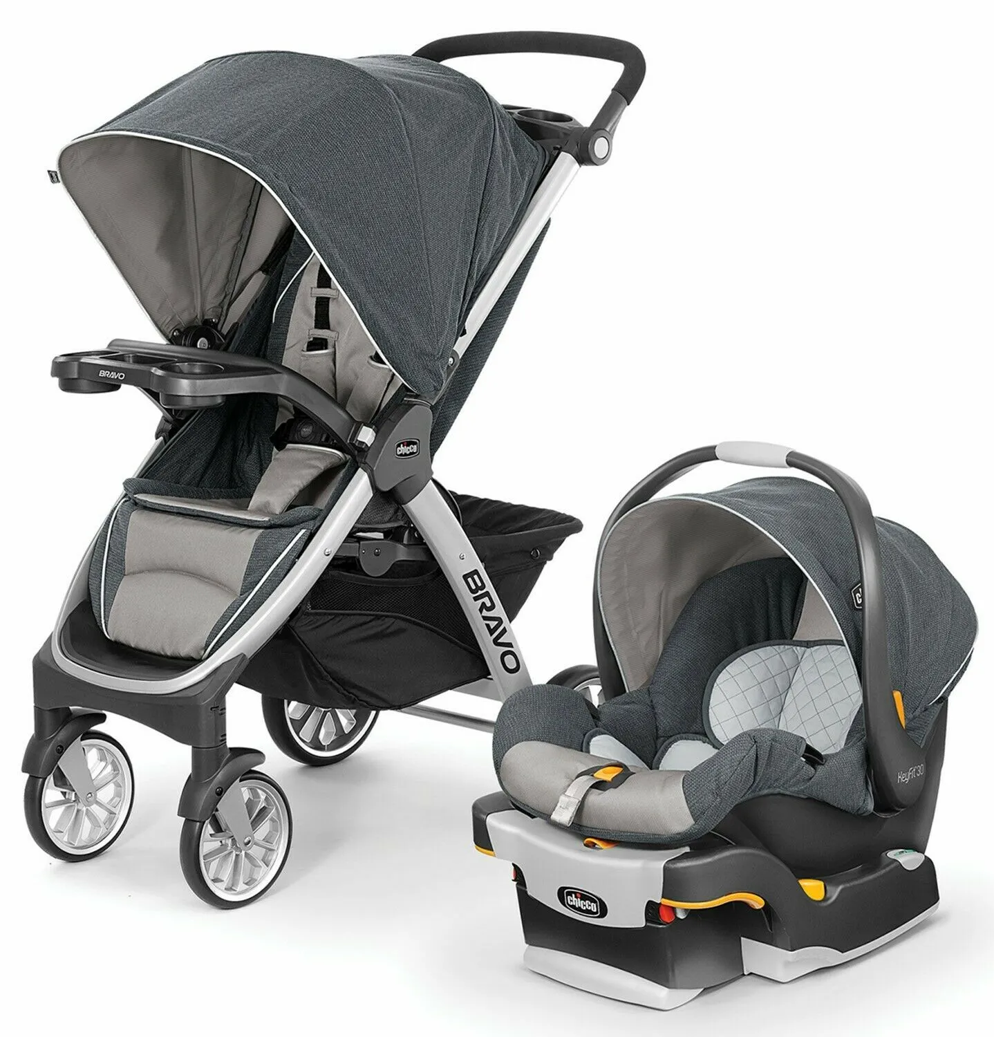 Chicco Bravo Trio with Car Seat Travel System Set