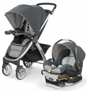 Chicco Bravo Trio with Car Seat Travel System Set