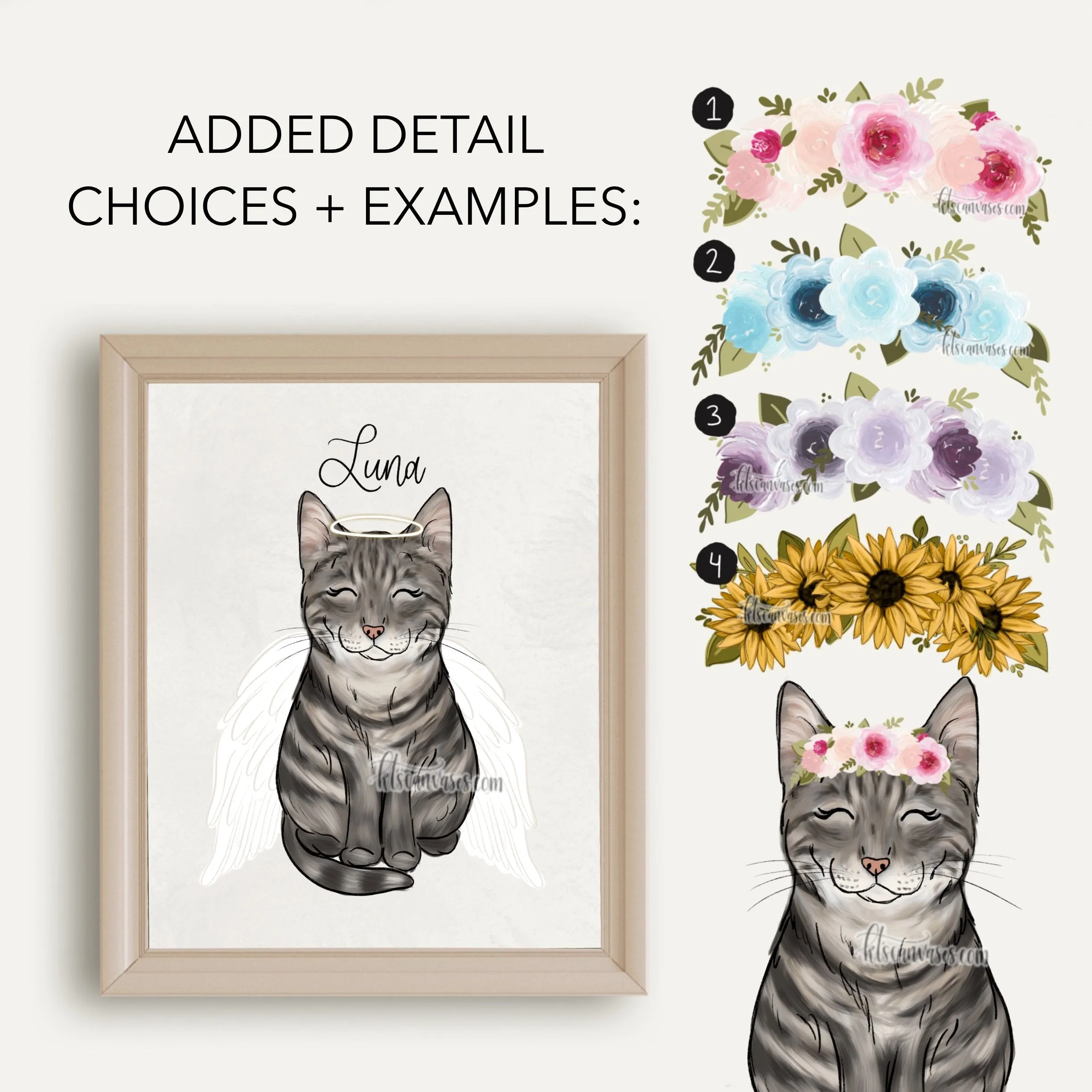 Choose Your GRAY CAT Art Print