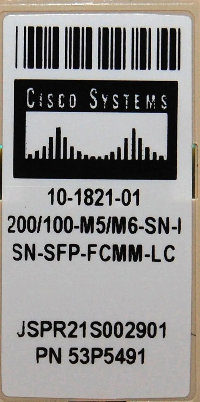 CISCO 10-1821-01 2Gbps GBIC Transceiver 53P5491