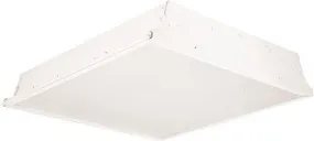 Columbia Lighting Led Lensed Troffer 2 X 2 Ft. 3500K High Lumen Grid White Flush Steel Acrylic Lens 120 - 277 Volts
