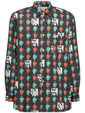 Comme des Garçons Shirt   Andy Warhol printed cotton poplin shirt 