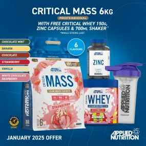 Critical Mass Professional 6kg - Lean Mass Gainer (40 Servings)