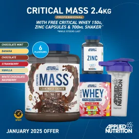 Critical Mass Professional - Lean Mass Gainer 2.4kg (16 Servings)