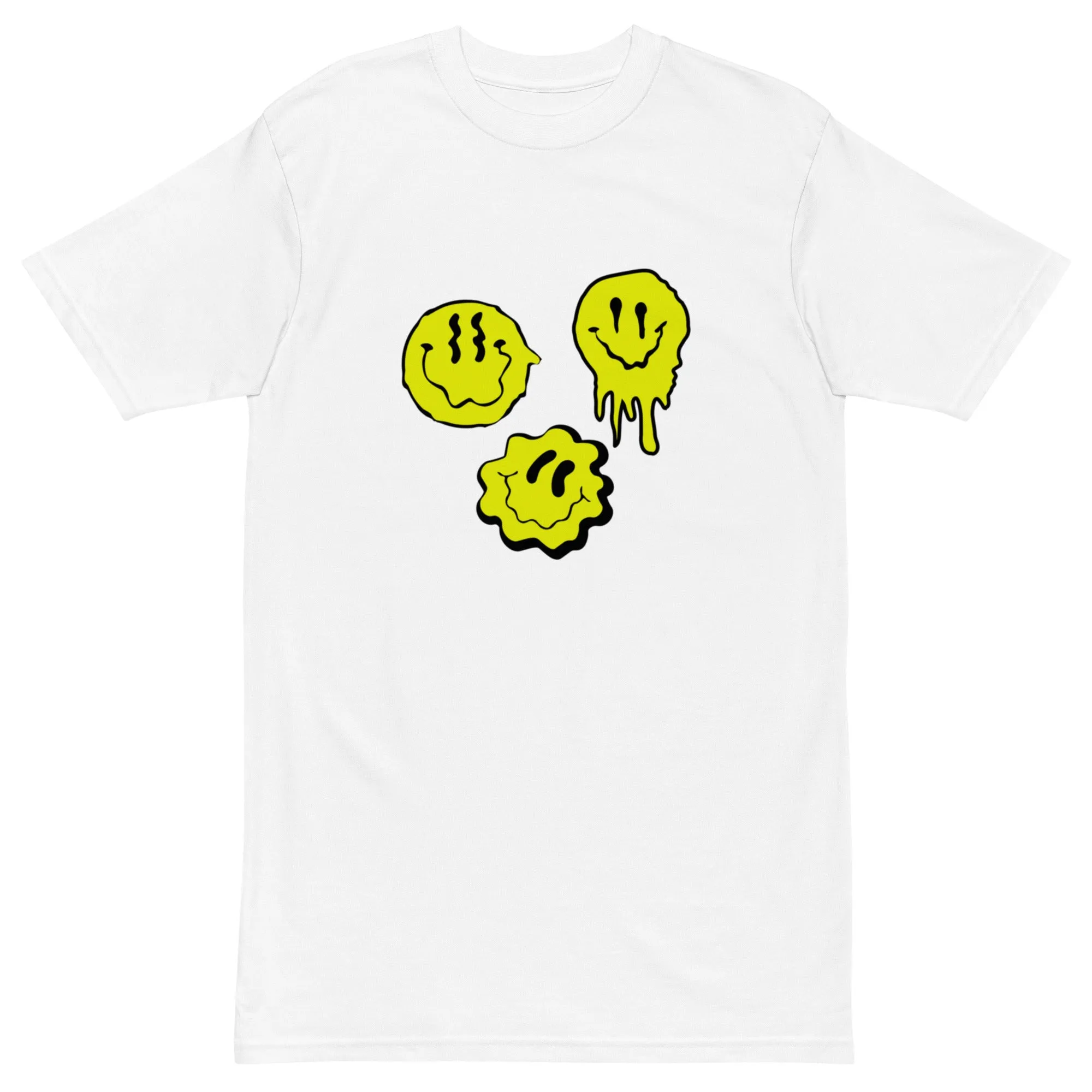 Crooked Smiles Men’s premium heavyweight tee