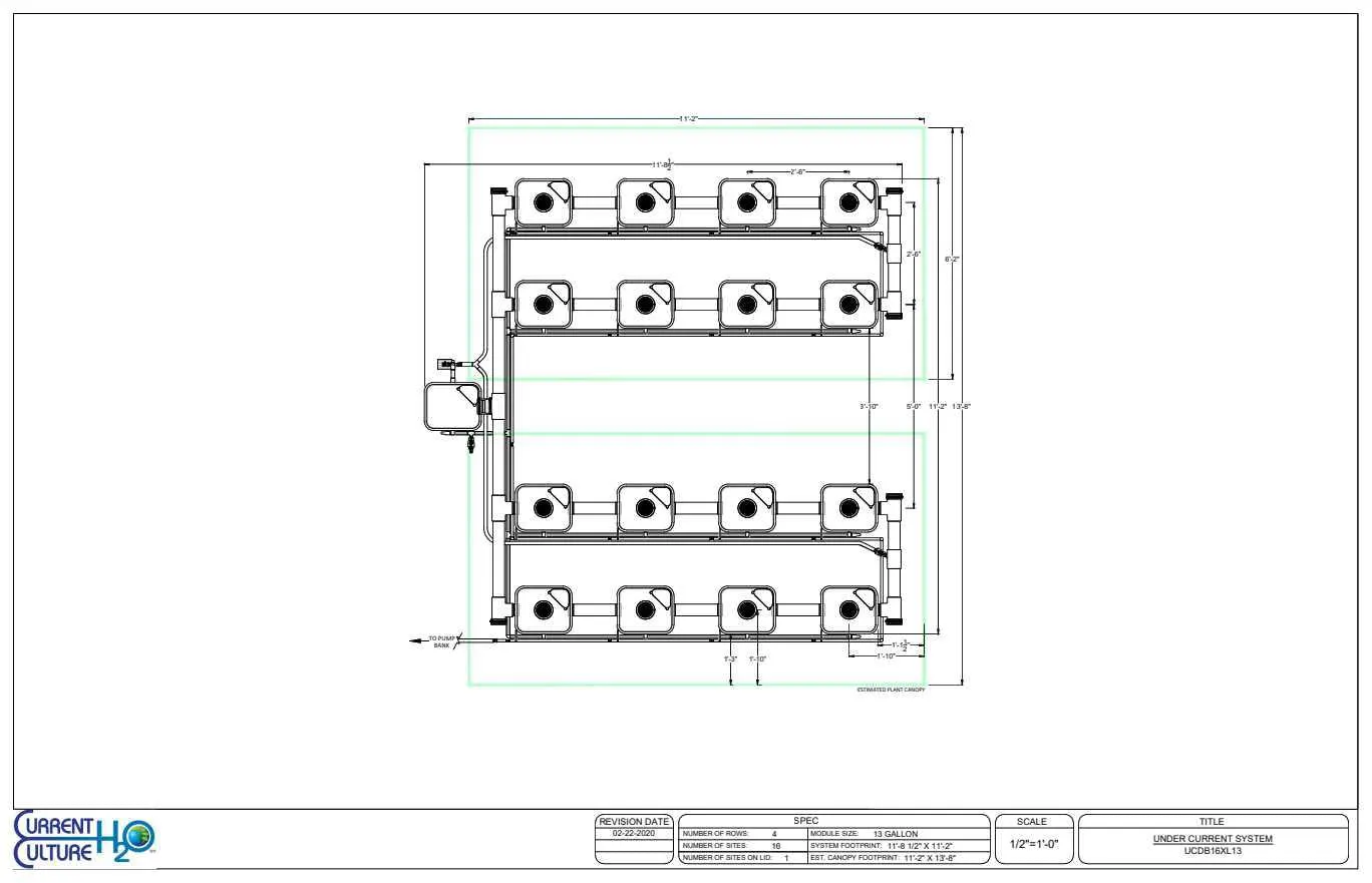 Current Culture® Under Current® Double Barrel XL13 | 30" Spacing