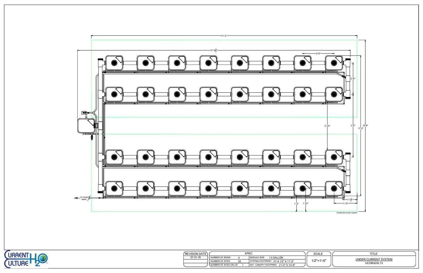 Current Culture® Under Current® Double Barrel XL13 | 30" Spacing