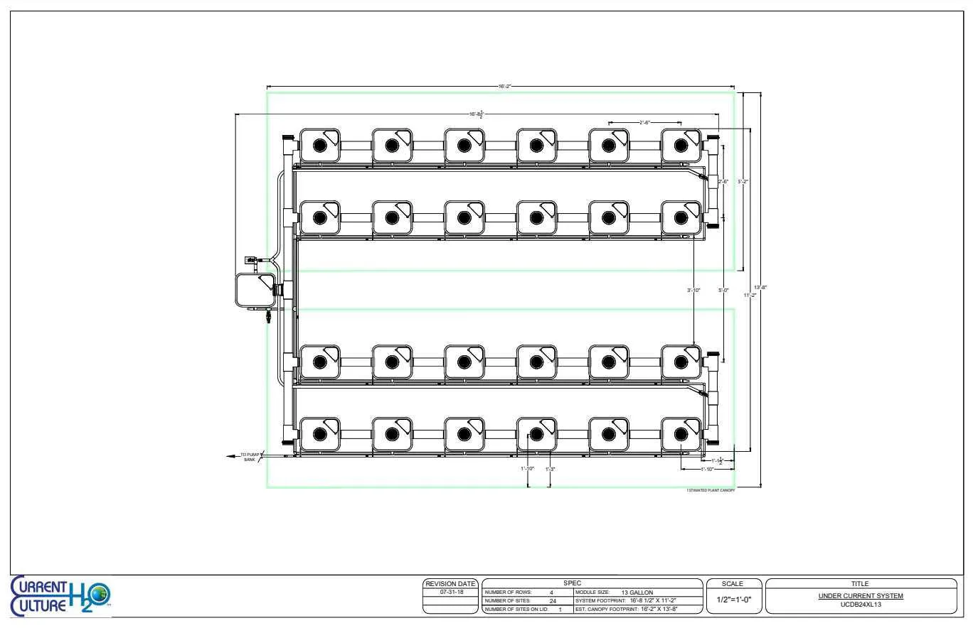 Current Culture® Under Current® Double Barrel XL13 | 30" Spacing