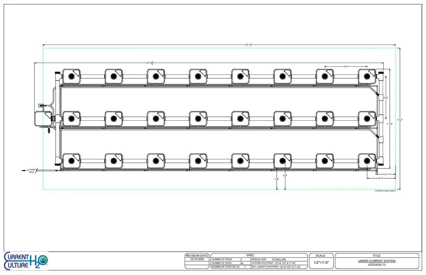 Current Culture® Under Current® Evolution XXL13 | 40" Spacing