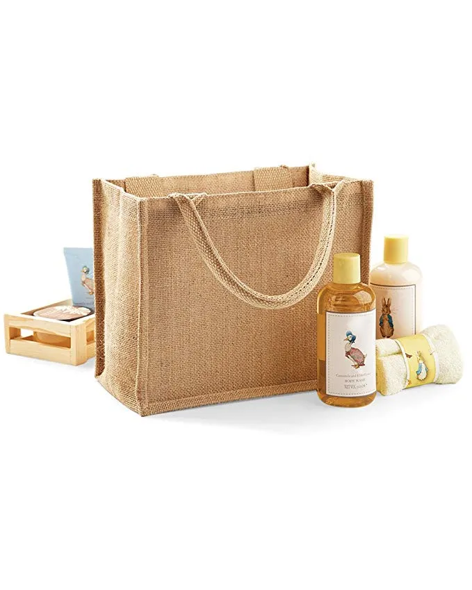 Custom Printed Jute Tote Bags with Logo