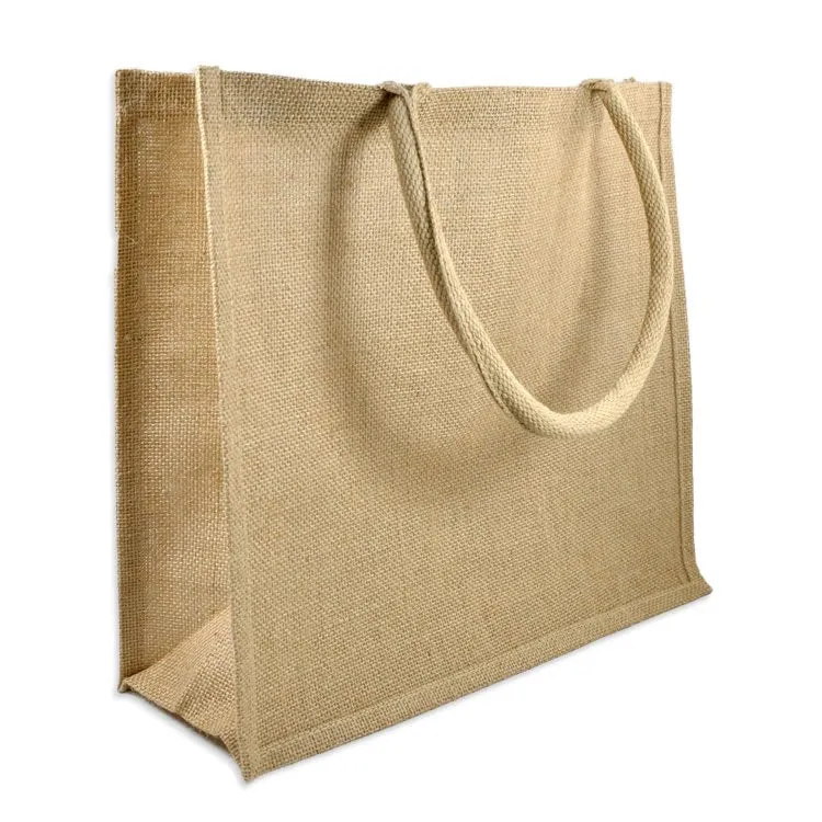 Custom Printed Jute Tote Bags with Logo