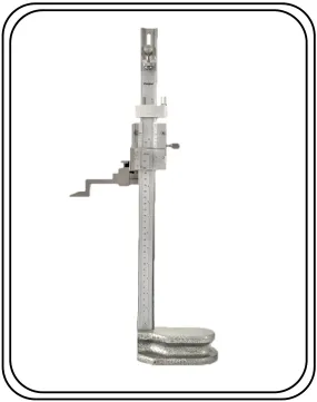 DASQUA Professional 300mm / 12’’ Height Gauge 0.02mm / 0.001” Resolution With Magnifier & Adjustable Main Beam