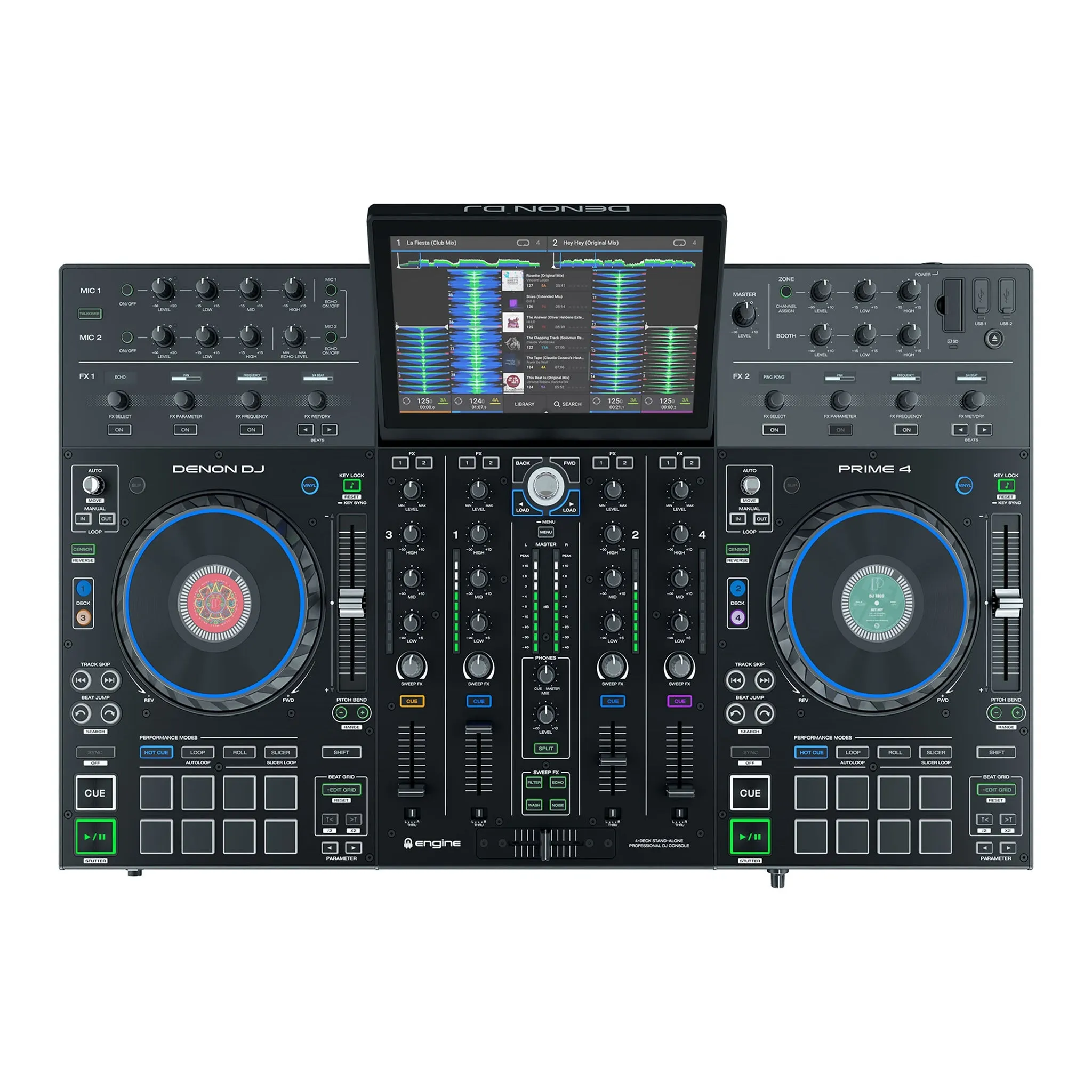 Denon DJ Prime4 4 Channel Standalone DJ system Media Player