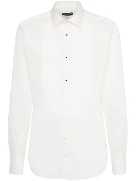 Dolce&amp;Gabbana   Cotton tuxedo shirt 