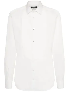 Dolce&amp;Gabbana   Cotton tuxedo shirt 