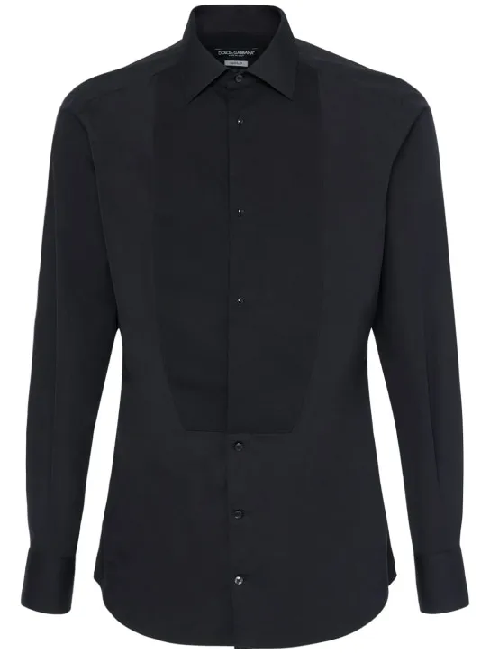 Dolce&amp;Gabbana   Cotton tuxedo shirt 