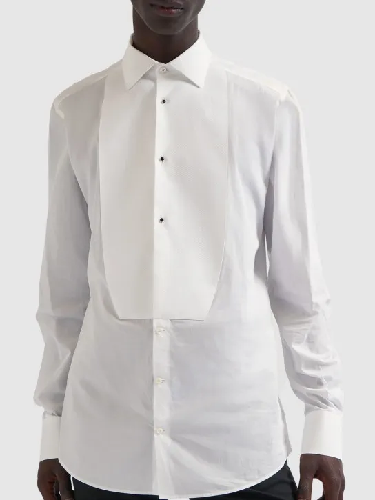 Dolce&amp;Gabbana   Cotton tuxedo shirt 