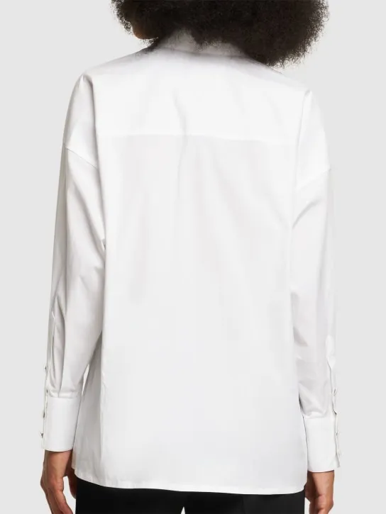Dolce&amp;Gabbana   Stretch cotton poplin shirt 