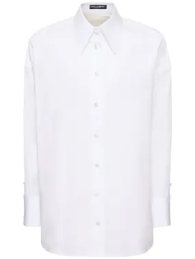 Dolce&amp;Gabbana   Stretch cotton poplin shirt 