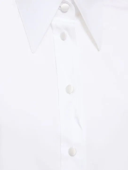 Dolce&amp;Gabbana   Stretch cotton poplin shirt 