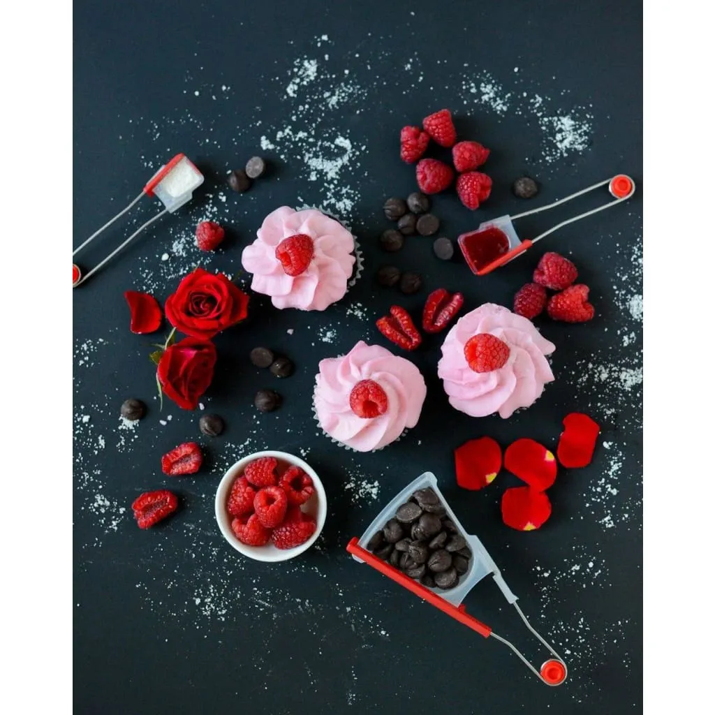 Dreamfarm Levoons Measuring Spoons Red