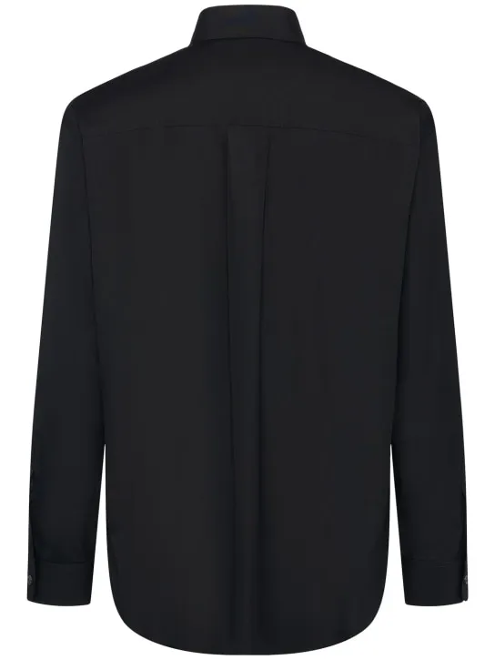 Dsquared2   Cotton poplin logo shirt 