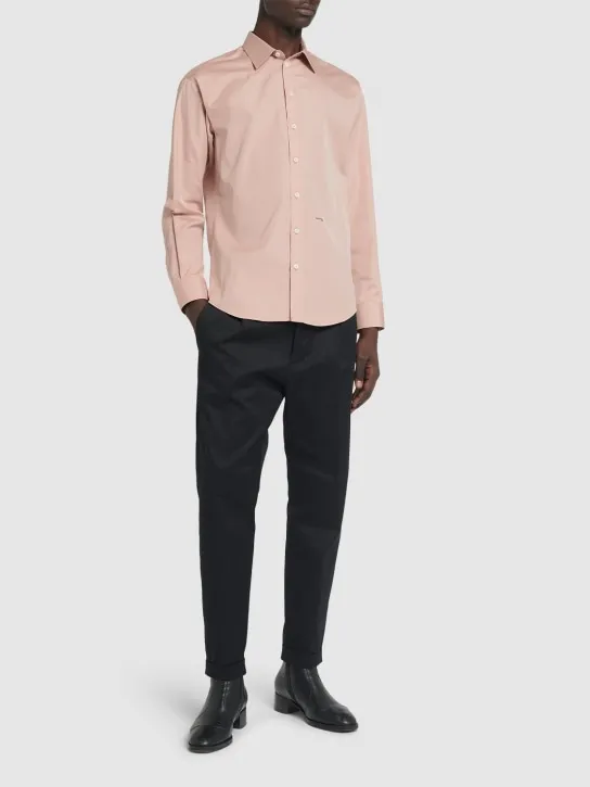 Dsquared2   Cotton poplin logo shirt 