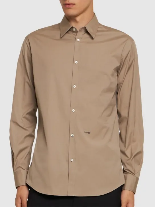 Dsquared2   Stretch cotton poplin shirt 